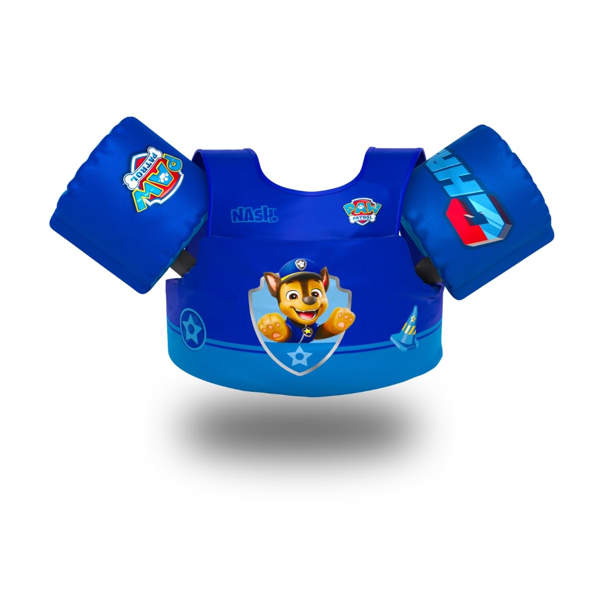 Boia Infantil com Colete Salva Vidas Nash - Patrulha Canina Chase