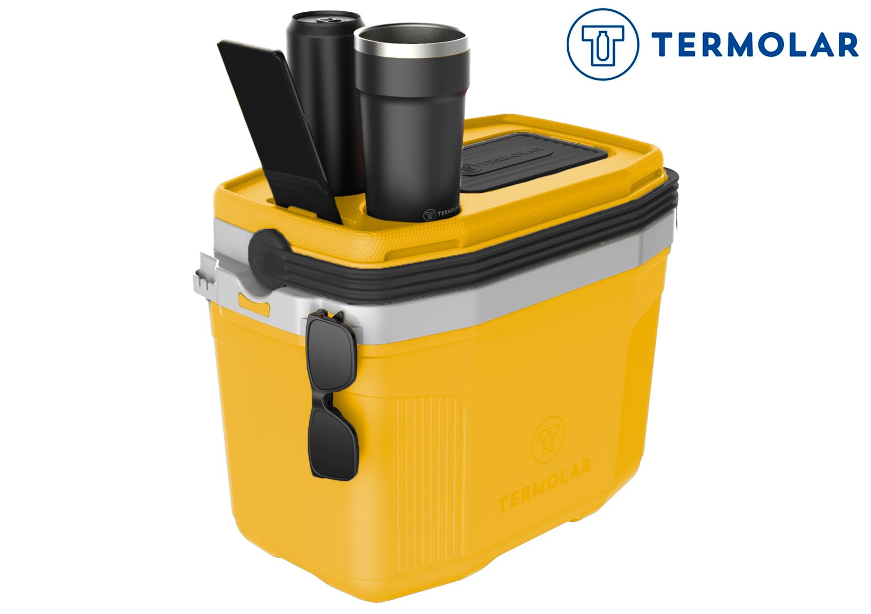Caixa Térmica Cooler Com Alça Praia Pesca Camping 20 Litros - Termolar