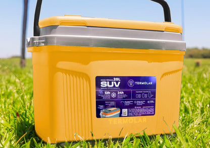 Caixa Térmica Cooler Com Alça Praia Pesca Camping 20 Litros