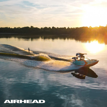 Airhead Corda de Wakeboard com cabo de truque, 4 seções, 1,8 m, vermelha